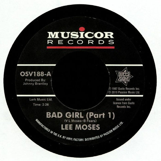 Bad Girl - Vinyl Single vinyl record cover