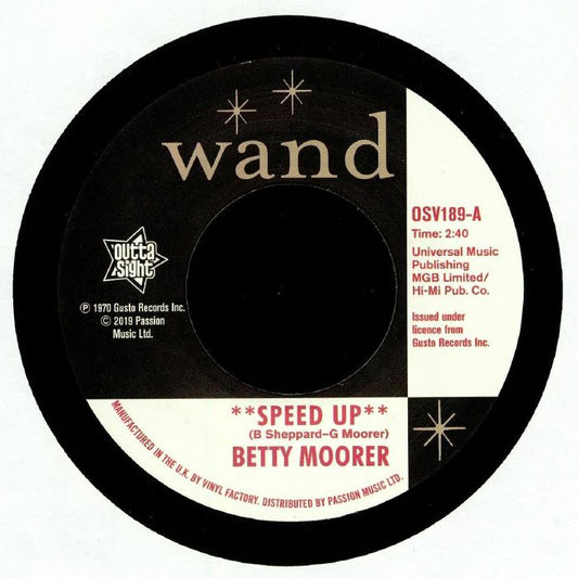 Speed Up - Vinyl Single vinyl record cover