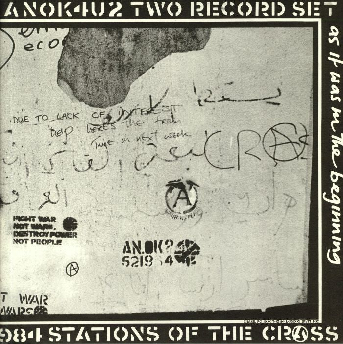 Stations Of The Crass - 2xLP vinyl record cover