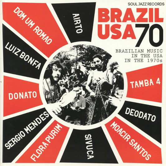 Brazil USA 70: Brazilian Music In The USA In The 1970s - 2xLP vinyl record cover
