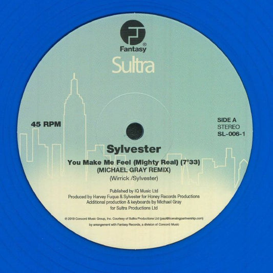 You Make Me Feel (Mighty Real) - Vinyl Single vinyl record cover