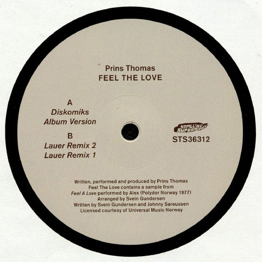 Feel The Love - Vinyl Single vinyl record cover