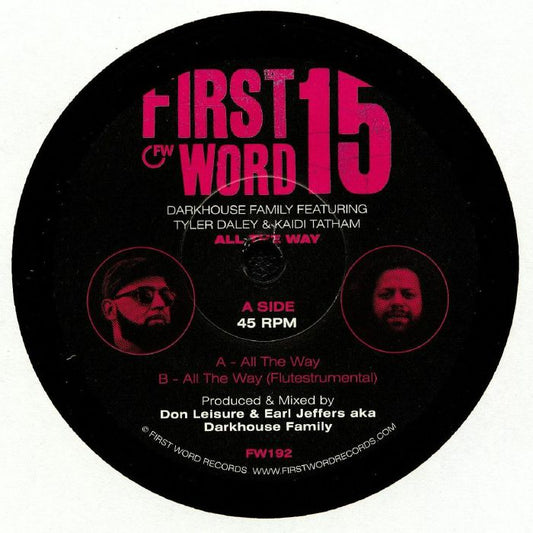 All The Way - Vinyl Single vinyl record cover