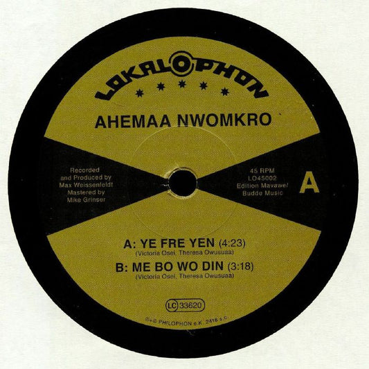 Ye Fre Yen - Vinyl Single vinyl record cover