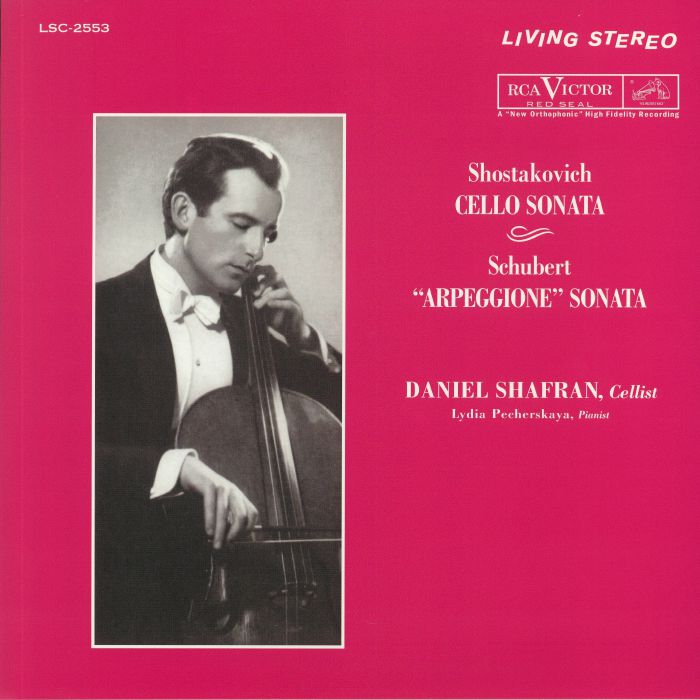Shostakovich: Cello Sonata / Schubert: Arpeggione Sonata - Vinyl LP vinyl record cover
