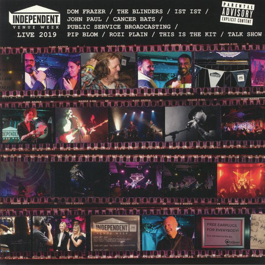 Independent Venue Week Live 2019 - Vinyl LP vinyl record cover