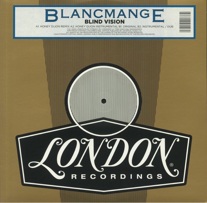 Blind Vision (remixes) - Vinyl EP vinyl record cover