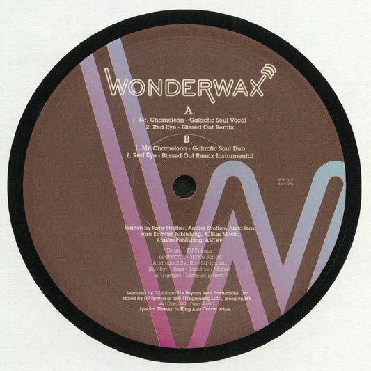 Mr Chameleon (DJ Spinna remixes) - Vinyl Single vinyl record cover