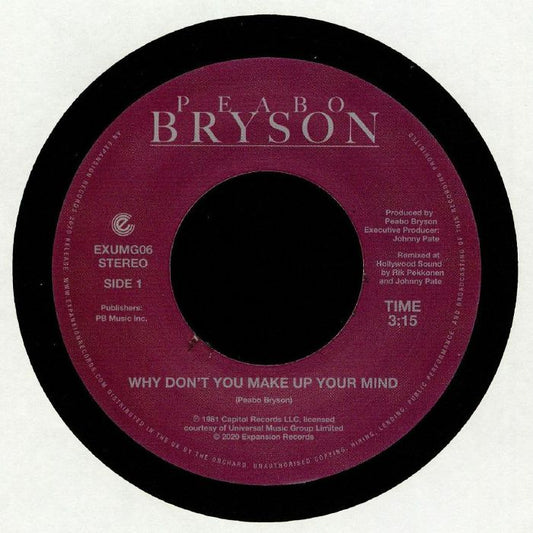 Why Don't You Make Up Your Mind - Vinyl Single vinyl record cover