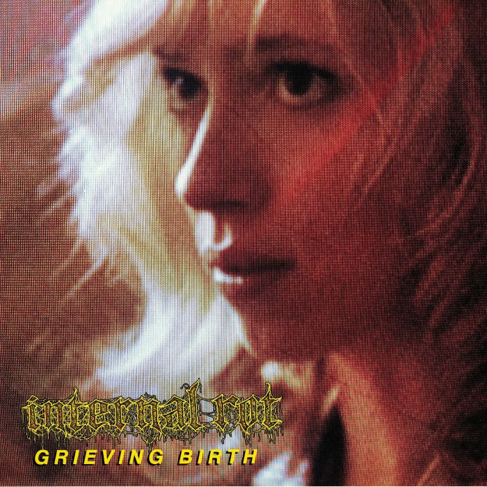 Grieving Birth - Limited Edition Blue Vinyl LP vinyl record cover