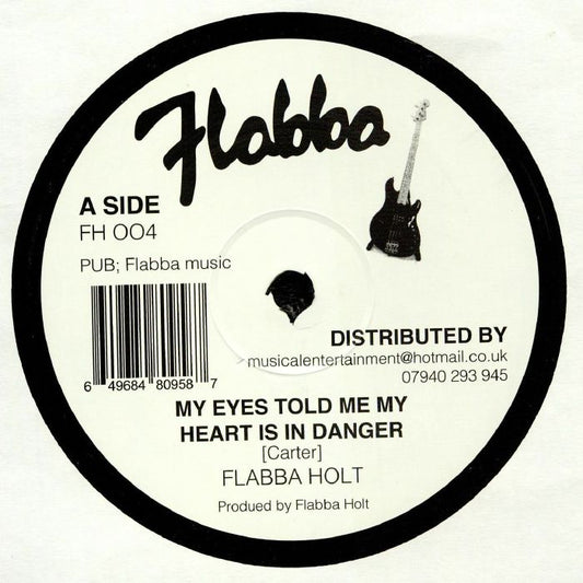 My Eyes Told Me My Heart Was In Danger - Vinyl Single vinyl record cover