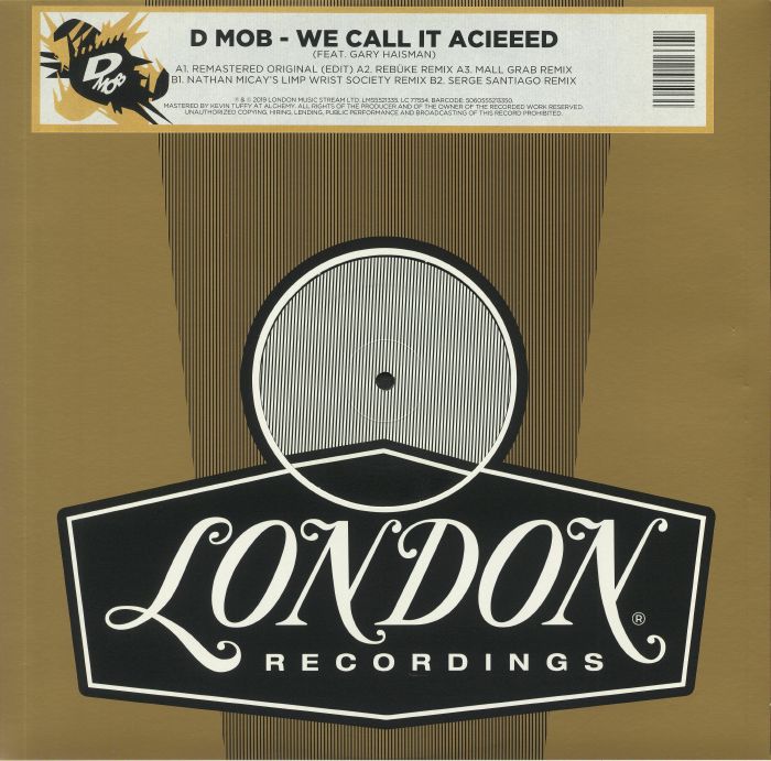 We Call It Acieeed (Remixes) - Vinyl Single vinyl record cover