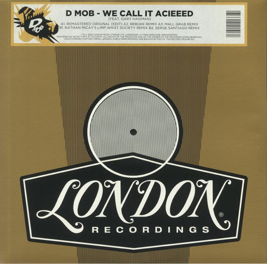 We Call It Acieeed (Remixes) - Vinyl Single vinyl record cover