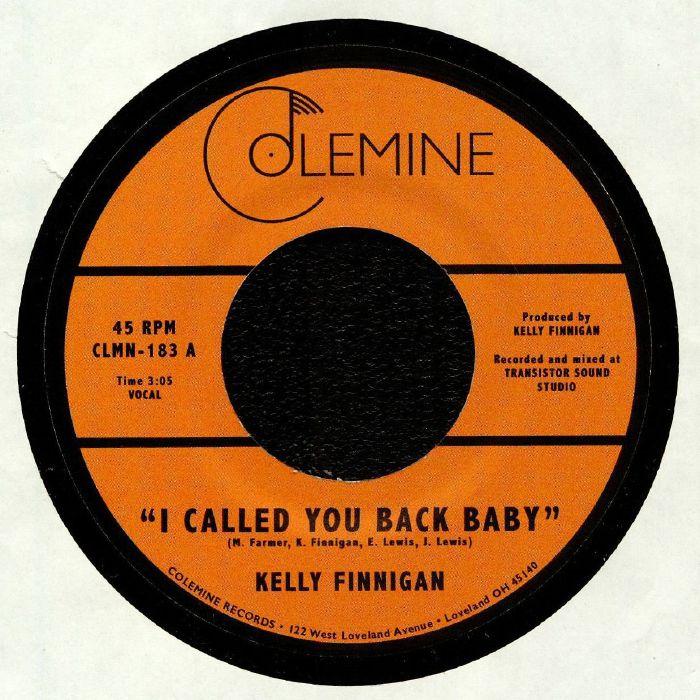 I Called You Back Baby - Vinyl Single vinyl record cover