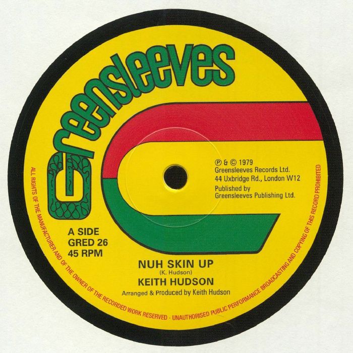 Nuh Skin Up - Vinyl Single vinyl record cover