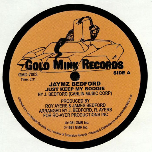 Just Keep My Boogie - Vinyl Single vinyl record cover