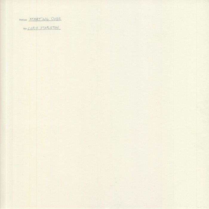 Starting Over - 2xLP vinyl record cover