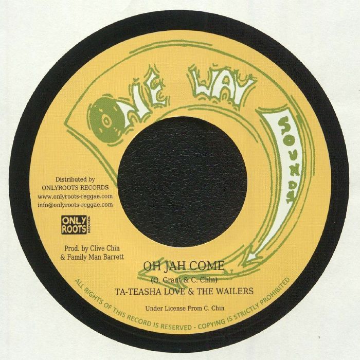 Oh Jah Come - Vinyl Single vinyl record cover