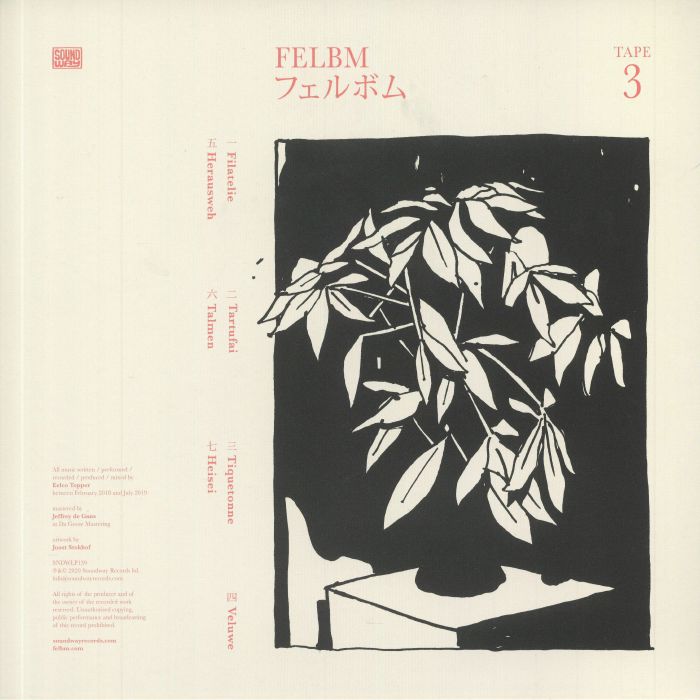 Tape 3 / Tape 4 - Vinyl LP vinyl record cover