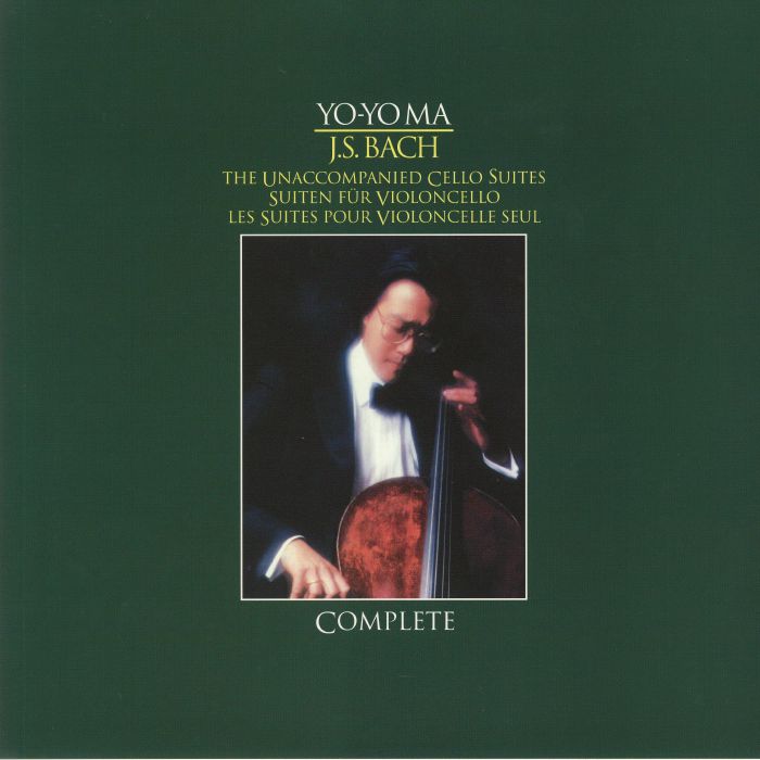 JS Bach: The Unaccompanied Cello Suites - 3xLP vinyl record cover