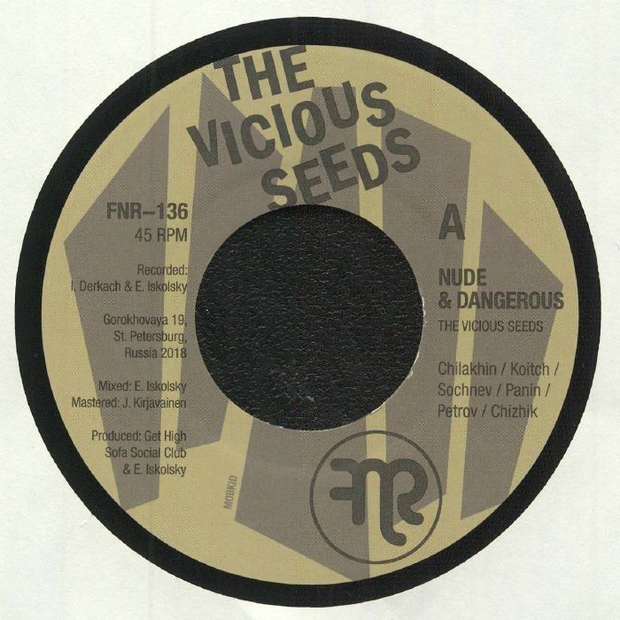 Nude & Dangerous - Vinyl Single vinyl record cover