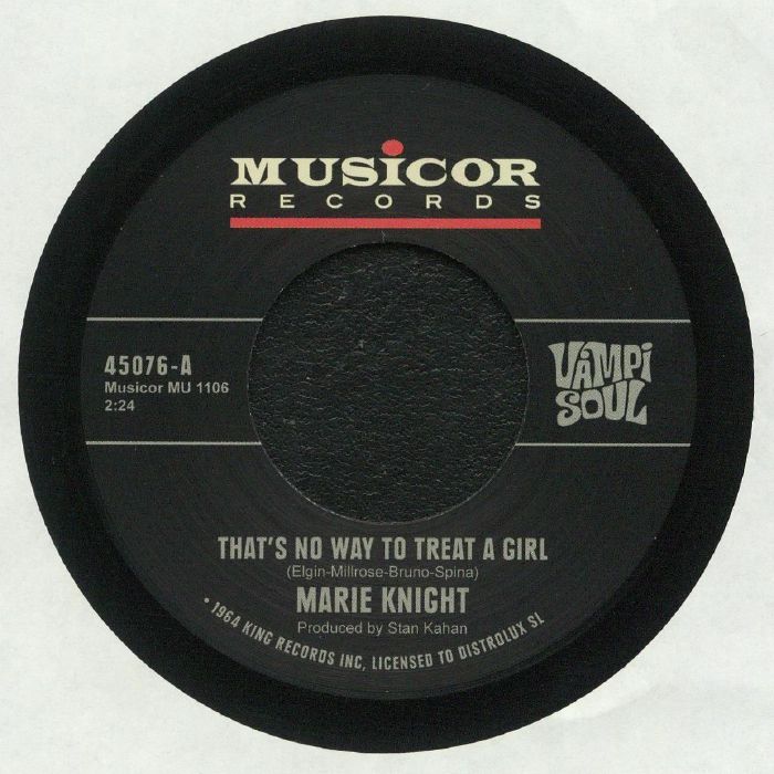 That's No Way To Treat A Girl - Vinyl Single vinyl record cover