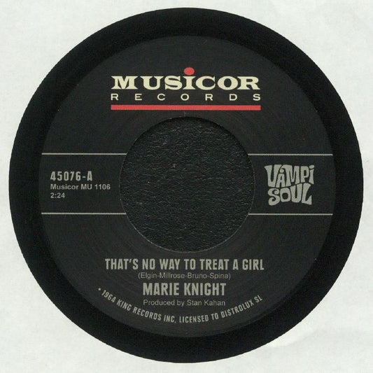 That's No Way To Treat A Girl - Vinyl Single vinyl record cover