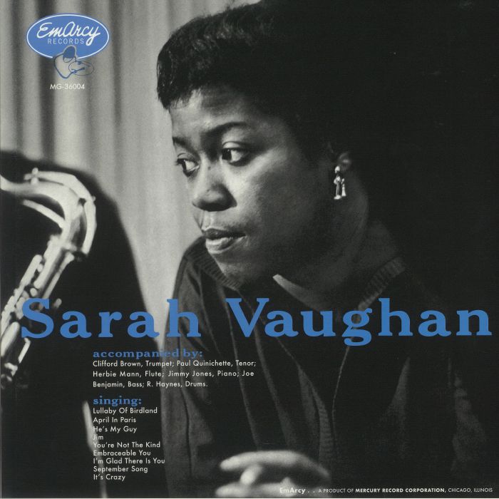 Sarah Vaughan - Vinyl LP vinyl record cover