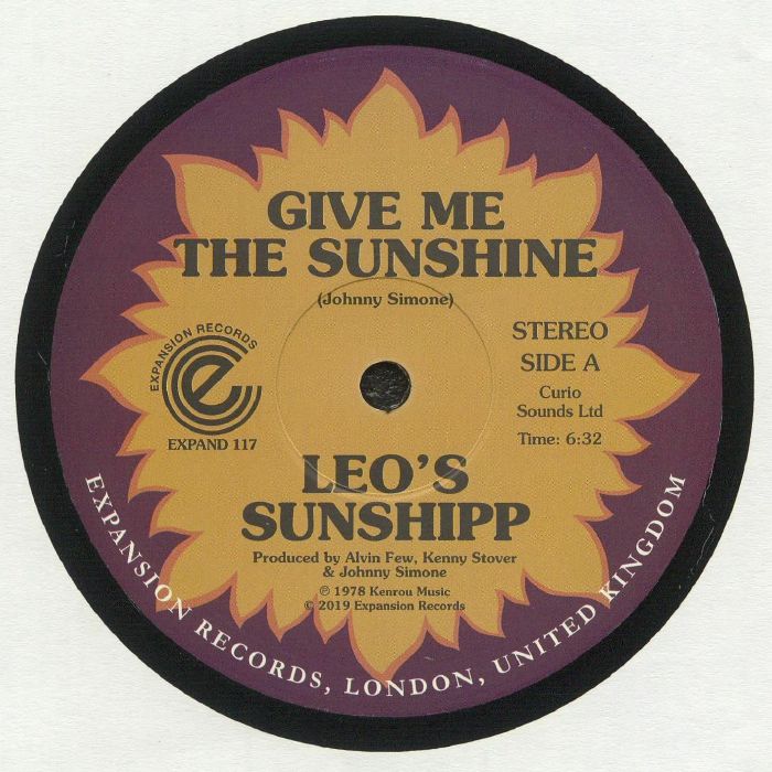 Give Me The Sunshine - Vinyl Single vinyl record cover
