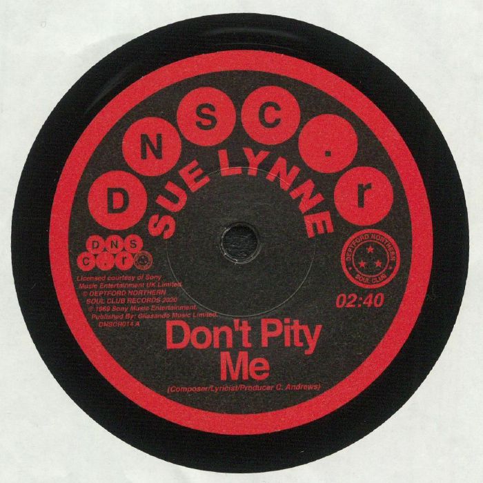 Don't Pity Me (Remastered) - Vinyl Single vinyl record cover