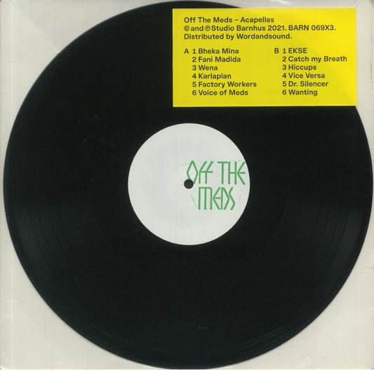 Acapellas - Limited Edition Vinyl EP vinyl record cover