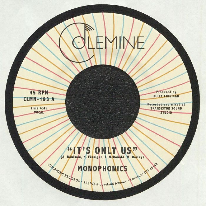It's Only Us - Vinyl Single vinyl record cover