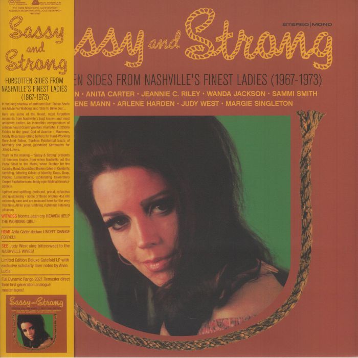Sassy & Strong: Forgotten Sides From Nashville's Finest Ladies - Vinyl LP vinyl record cover
