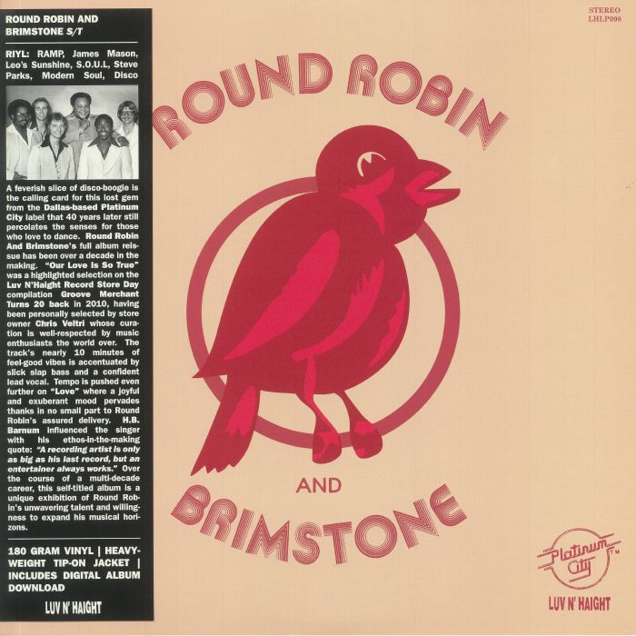 Round Robin & Brimstone - Vinyl LP vinyl record cover