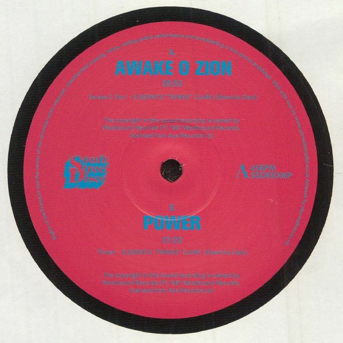 Awake O Zion - Reissue Vinyl Single vinyl record cover