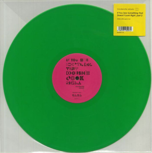 If You See Something That Doesn't Look Right: Part 2 - Green Vinyl LP vinyl record cover