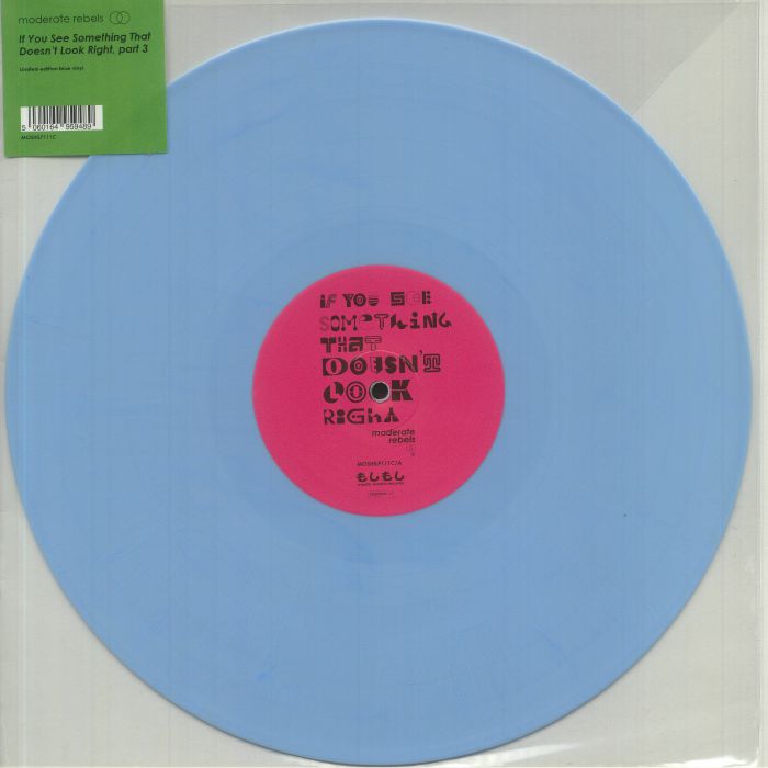 If You See Something That Doesn't Look Right: Part 3 - Limited Edition Blue Vinyl LP vinyl record cover