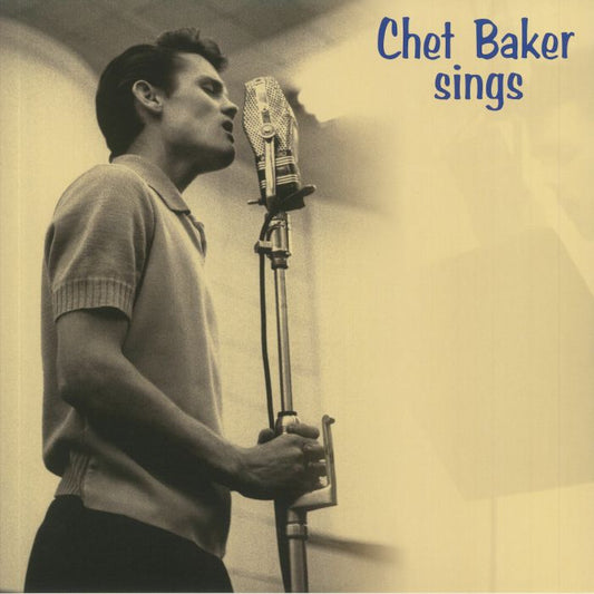 Chet Baker Sings - Blue Vinyl LP vinyl record cover