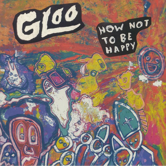 How Not To Be Happy - Yellow Marbled Vinyl LP vinyl record cover