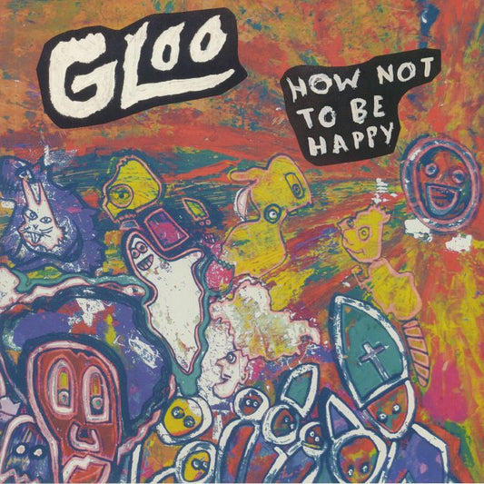 How Not To Be Happy - Yellow Marbled Vinyl LP vinyl record cover