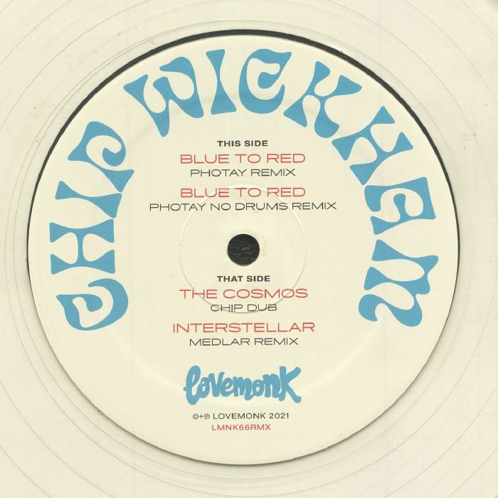 Blue To Red Remixed - Vinyl EP vinyl record cover