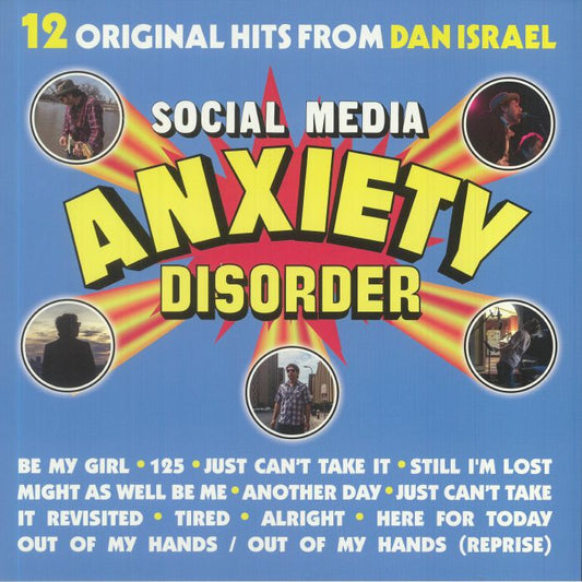 Social Media Anxiety Disorder - Limited Edition Blue Marbled Vinyl LP vinyl record cover