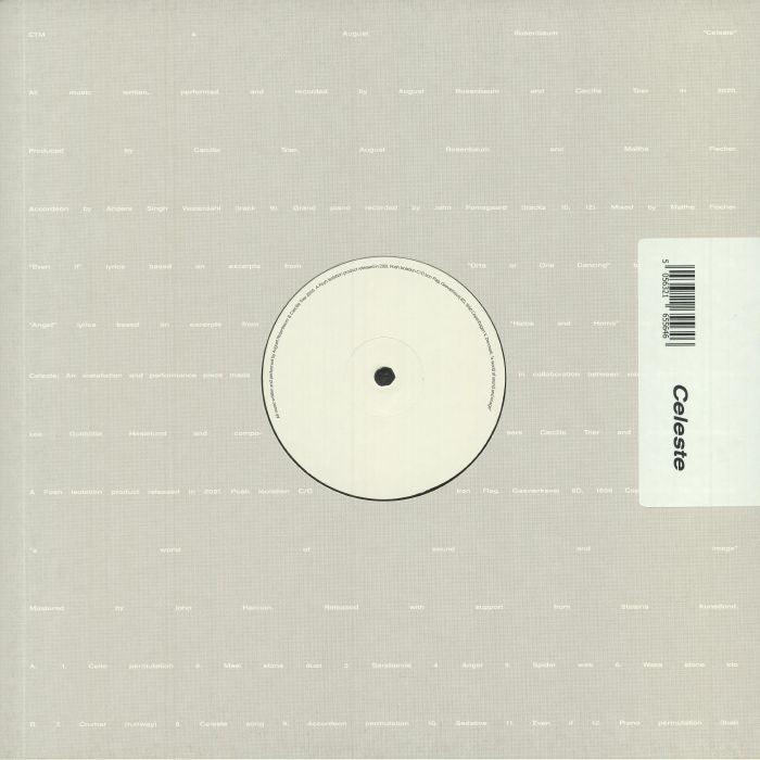 Celeste - Vinyl LP vinyl record cover