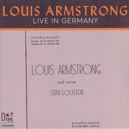 Live In Germany - Vinyl LP vinyl record cover