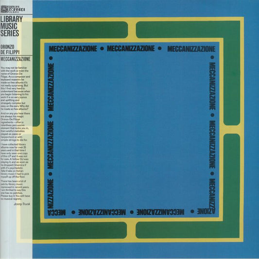 Meccanizzazione - Vinyl LP vinyl record cover