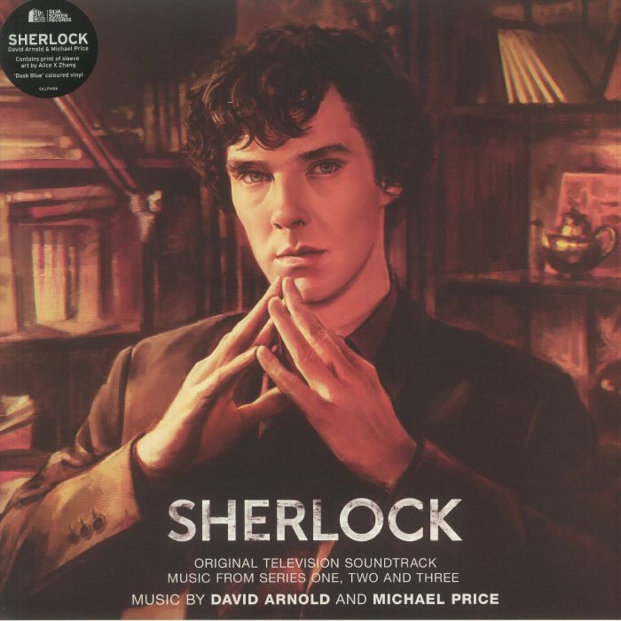 Sherlock: Series 1, 2 & 3 Soundtrack - Limited Edition Blue Vinyl LP vinyl record cover