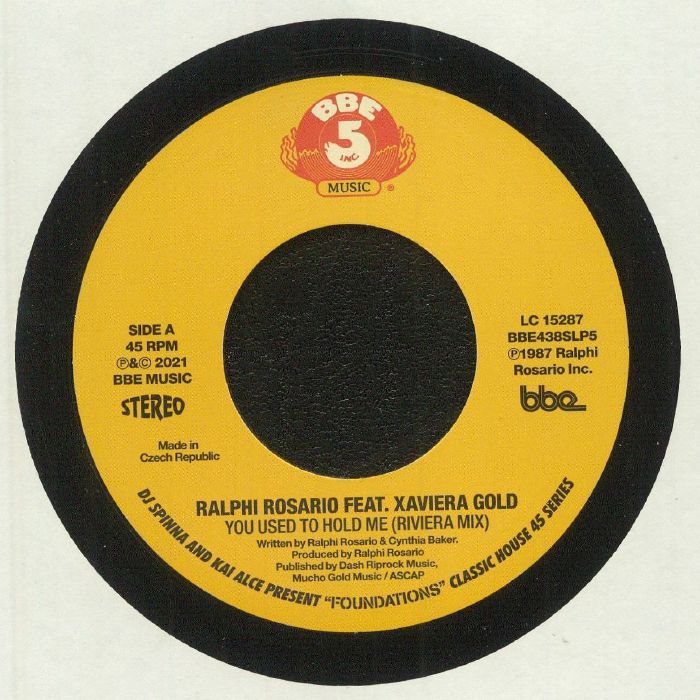 Foundations 45 Series Part 5: You Used To Hold Me - Vinyl Single vinyl record cover