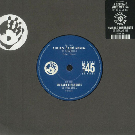 A Beleza E Voce Menina - Vinyl Single vinyl record cover