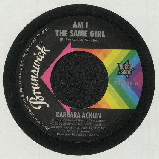 Am I The Same Girl - Vinyl Single vinyl record cover