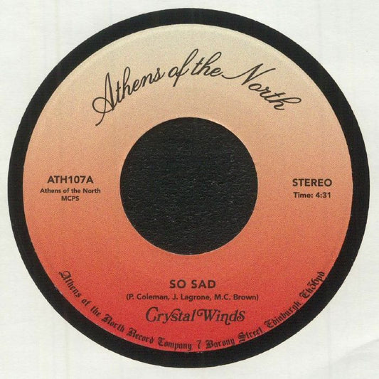 So Sad - Vinyl Single vinyl record cover